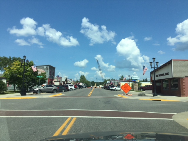 Bridge Construction Progress on the North River Street in Cook