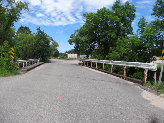 Bridge Construction Progress on the North River Street in Cook