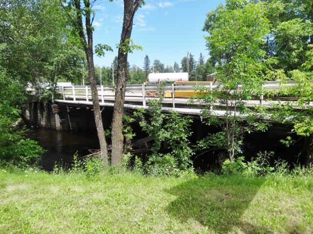 Bridge Construction Progress on the North River Street in Cook