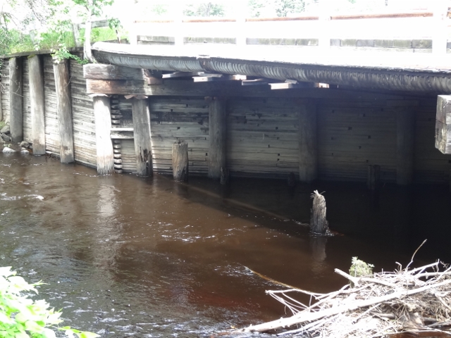 Bridge Construction Progress on the North River Street in Cook