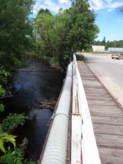 Bridge Construction Progress on the North River Street in Cook