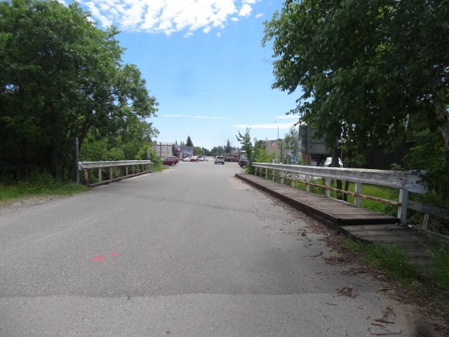 Bridge Construction Progress on the North River Street in Cook